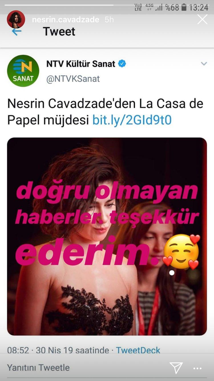 Nesrin Cavadzade La Casa De Papel Dizisinde "İstanbul" Karakteri Olacak Mı?