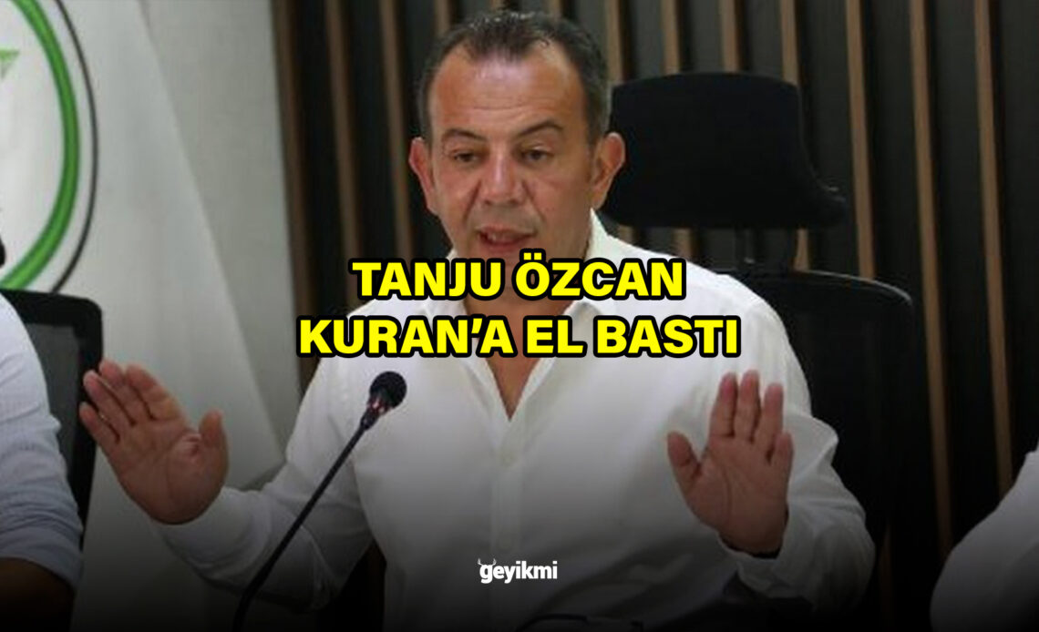 Tanju Özcan, Yeniden Bolu Belediye Başkanı Olarak Kur'an-ı Kerim'e El Basarak Yemin Etti