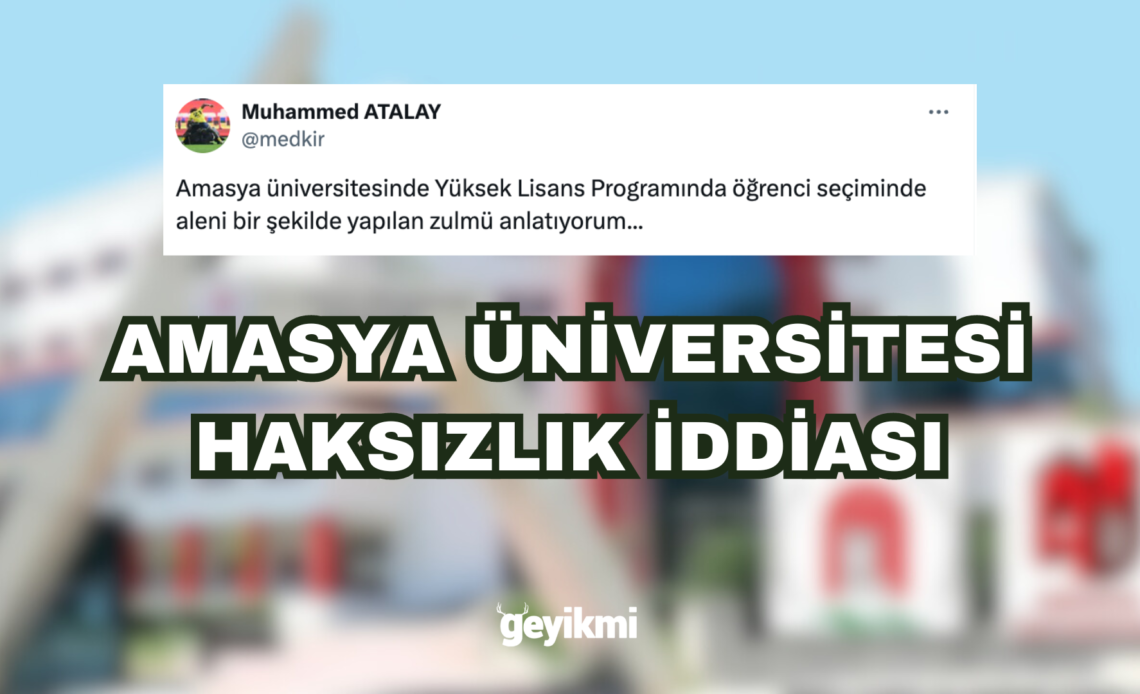 amasya üniversitesi