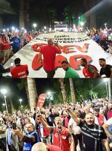 İzmir'de grev devam ediyor